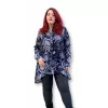 Plus Size Πουκάμισο Floral Tropical - Μπλε Plus Size Πουκάμισο Floral Tropical - Μπλε