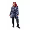 Plus Size Πουκάμισο Floral Tropical - Μπλε Plus Size Πουκάμισο Floral Tropical - Μπλε