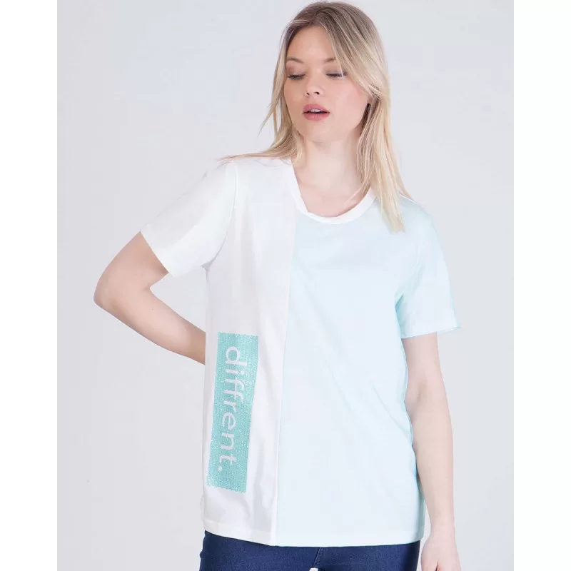 T-Shirt Με Γκλίτερ - Μαύρο T-Shirt Με Γκλίτερ - Μαύρο