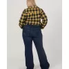 Plus Size Πουκάμισο Καρό - Κίτρινο Plus Size Πουκάμισο Καρό - Κίτρινο