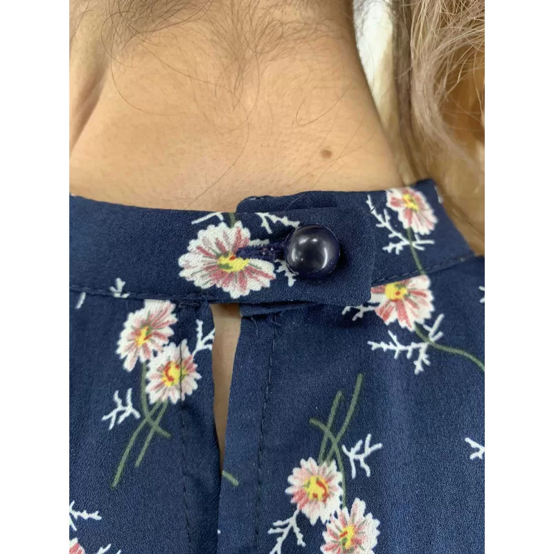 Μπλούζα Floral - Μπλε Μπλούζα Floral - Μπλε