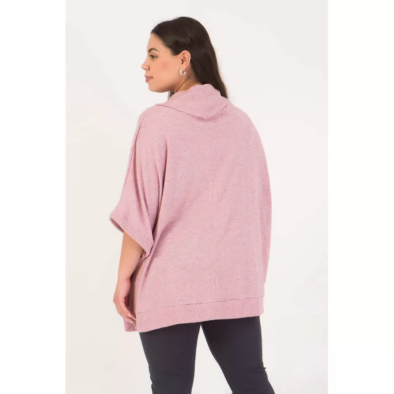 Plus Size Μπλούζα Πεταλούδα - Ροζ Plus Size Μπλούζα Πεταλούδα - Ροζ