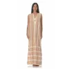 Φόρεμα Boho Maxi βαμβακερό - μπεζ Φόρεμα Boho Maxi βαμβακερό - μπεζ