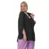 Plus Size Πουκαμίσα Πλισέ - Μαύρο Plus Size Πουκαμίσα Πλισέ - Μαύρο