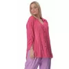 Plus Size Πουκαμίσα Πλισέ - Μαύρο Plus Size Πουκαμίσα Πλισέ - Μαύρο