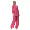 Plus Size Set Παντελόνα/Πουκαμίσα Πλισέ - Φούξια Plus Size Set Παντελόνα/Πουκαμίσα Πλισέ - Φούξια
