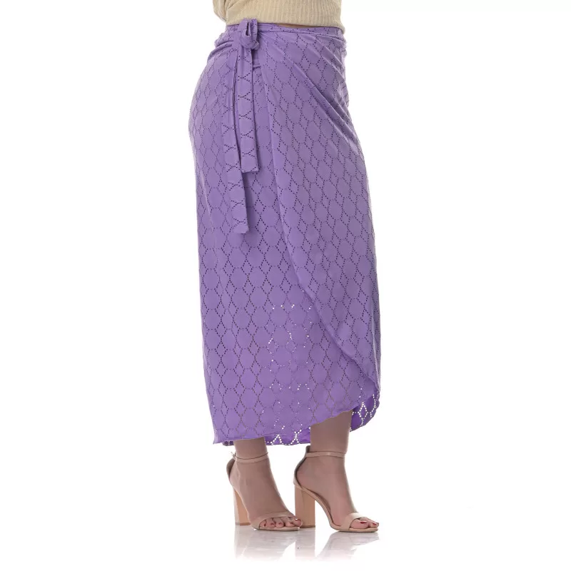 Plus Size Φούστα Maxi Κεντητή - Βεραμάν Plus Size Φούστα Maxi Κεντητή - Βεραμάν