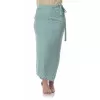 Plus Size Φούστα Maxi Κεντητή - Βεραμάν Plus Size Φούστα Maxi Κεντητή - Βεραμάν