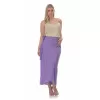 Plus Size Φούστα Maxi Κεντητή - Μωβ Plus Size Φούστα Maxi Κεντητή - Μωβ