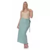 Plus Size Φούστα Maxi Κεντητή - Βεραμάν Plus Size Φούστα Maxi Κεντητή - Βεραμάν