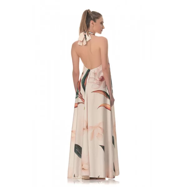 Φόρεμα Maxi Floral - Λευκό