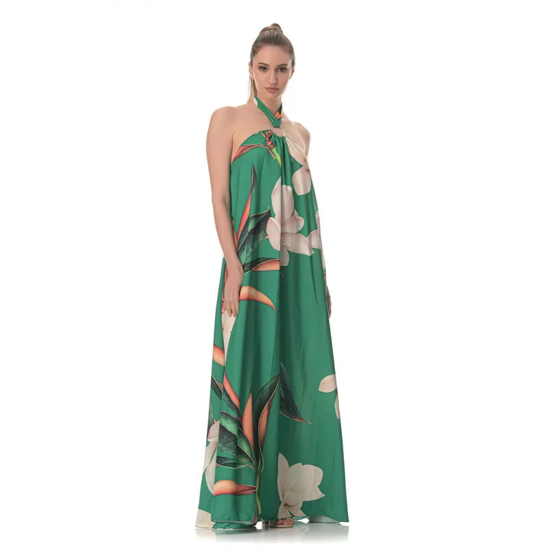 Φόρεμα Maxi Floral - Πράσινο Φόρεμα Maxi Floral - Πράσινο