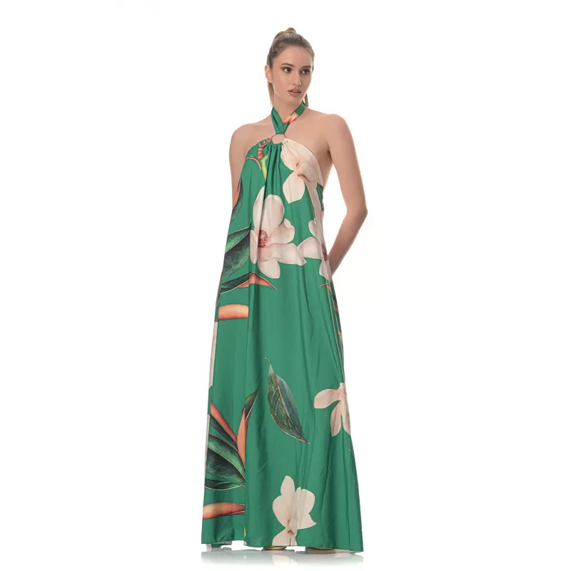 Φόρεμα Maxi Floral - Πράσινο Φόρεμα Maxi Floral - Πράσινο