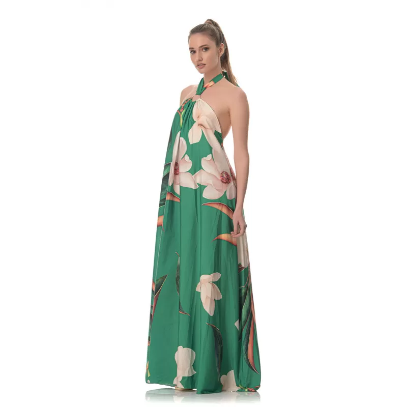 Φόρεμα Maxi Floral - Πράσινο Φόρεμα Maxi Floral - Πράσινο