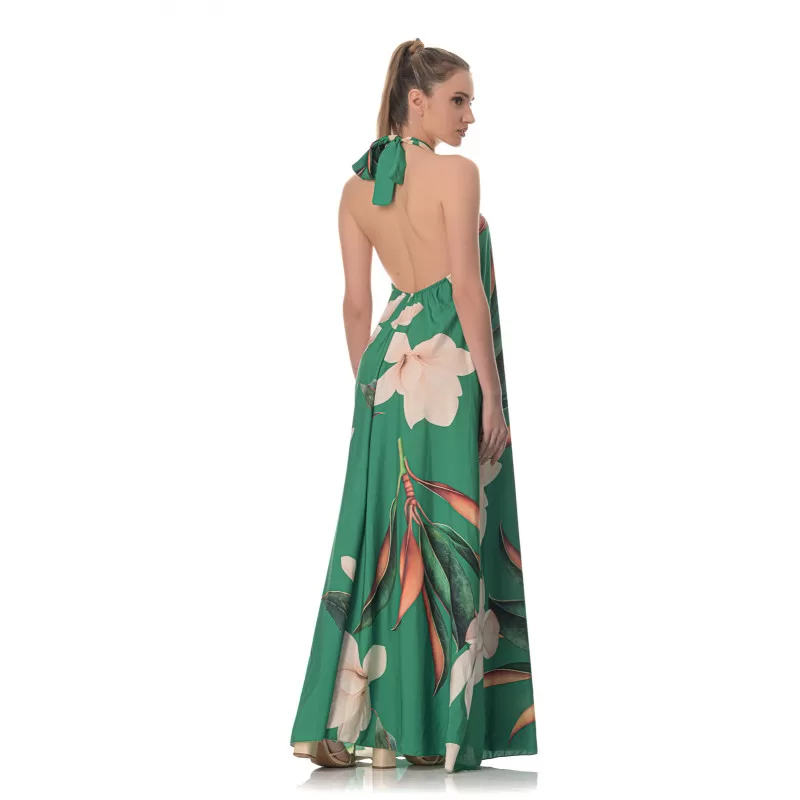Φόρεμα Maxi Floral - Πράσινο Φόρεμα Maxi Floral - Πράσινο