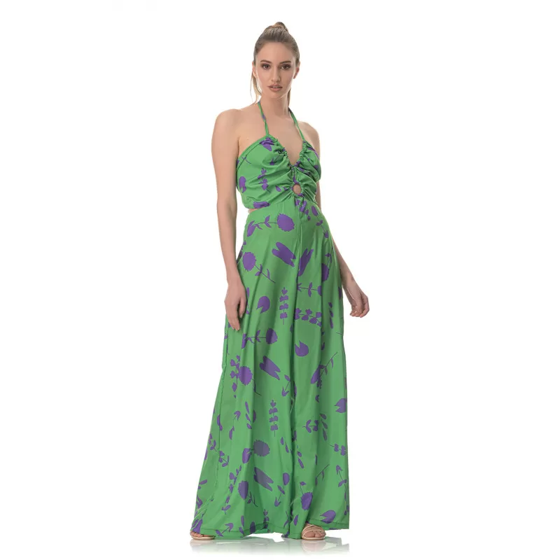 Ολόσωμη Φόρμα Floral - Πράσινη Ολόσωμη Φόρμα Floral - Πράσινη