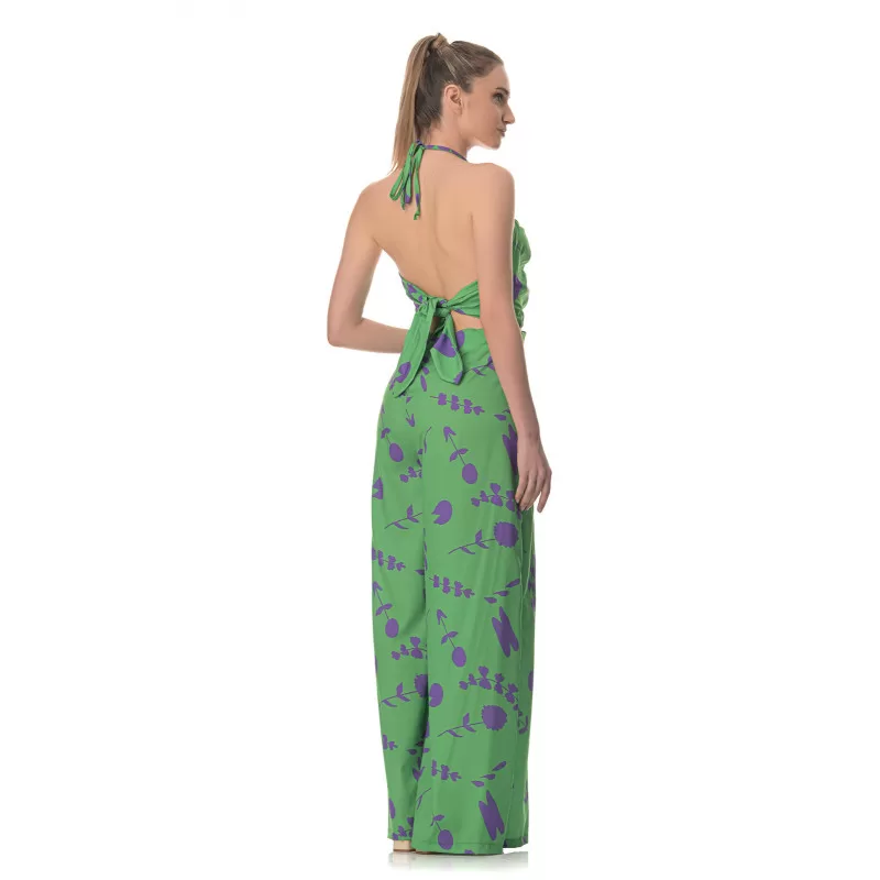 Ολόσωμη Φόρμα Floral - Πράσινη Ολόσωμη Φόρμα Floral - Πράσινη