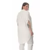 Plus Size Λινή Πουκαμίσα Με V Λαιμόκοψη - Λεύκο Plus Size Λινή Πουκαμίσα Με V Λαιμόκοψη - Λεύκο