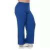 Plus Size Παντελόνα Βισκόζ - Μπλε Plus Size Παντελόνα Βισκόζ - Μπλε