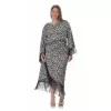 Plus Size Set Φούστα/Τop Με Κρόσια - Ασπρόμαυρο Plus Size Set Φούστα/Τop Με Κρόσια - Ασπρόμαυρο