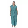 Plus Size Ολόσωμη Φόρμα Πλισέ - Βεραμάν Plus Size Ολόσωμη Φόρμα Πλισέ - Βεραμάν