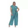 Plus Size Ολόσωμη Φόρμα Πλισέ - Βεραμάν Plus Size Ολόσωμη Φόρμα Πλισέ - Βεραμάν