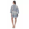 Φόρεμα Boho Mini - Γαλάζιο