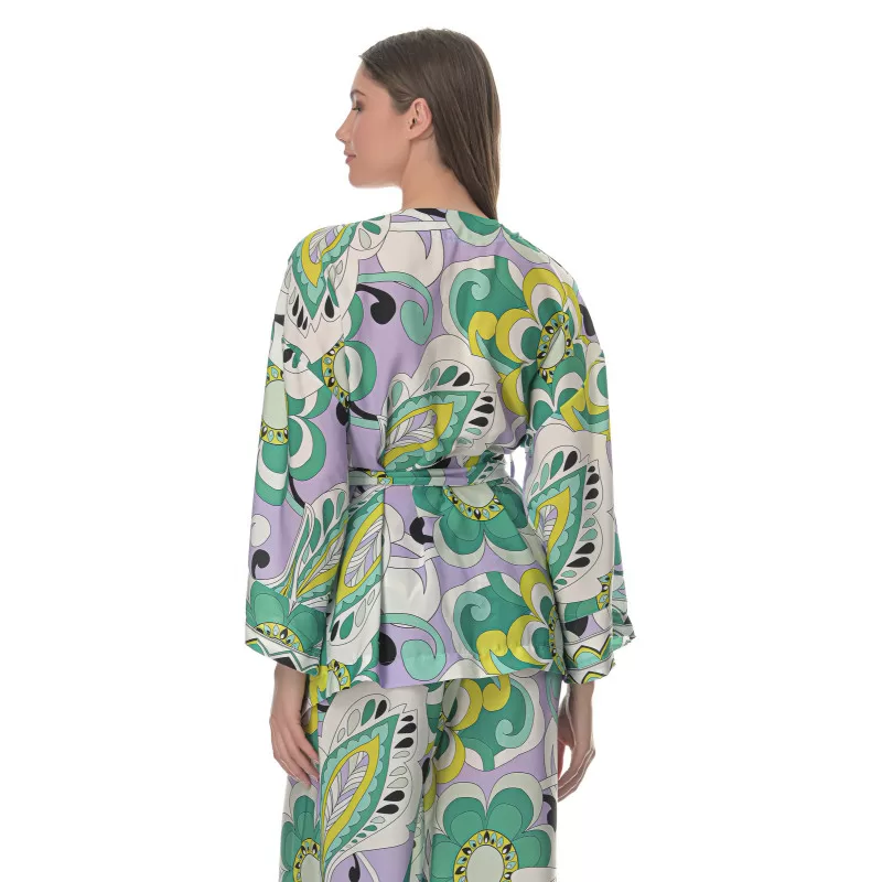 Set Κιμονό/Παντελόνα Floral - Πολύχρωμο Set Κιμονό/Παντελόνα Floral - Πολύχρωμο