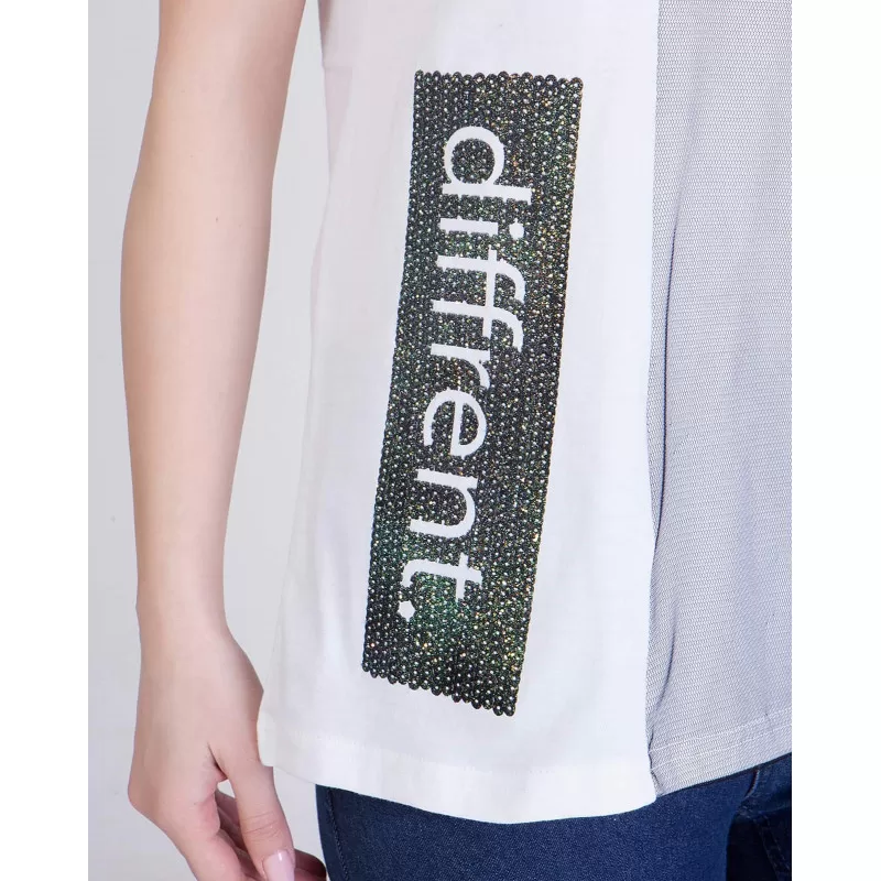 T-Shirt Με Γκλίτερ - Μαύρο T-Shirt Με Γκλίτερ - Μαύρο
