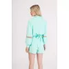 Set Jacket/Σορτς - Μπλε Ρουά Set Jacket/Σορτς - Μπλε Ρουά