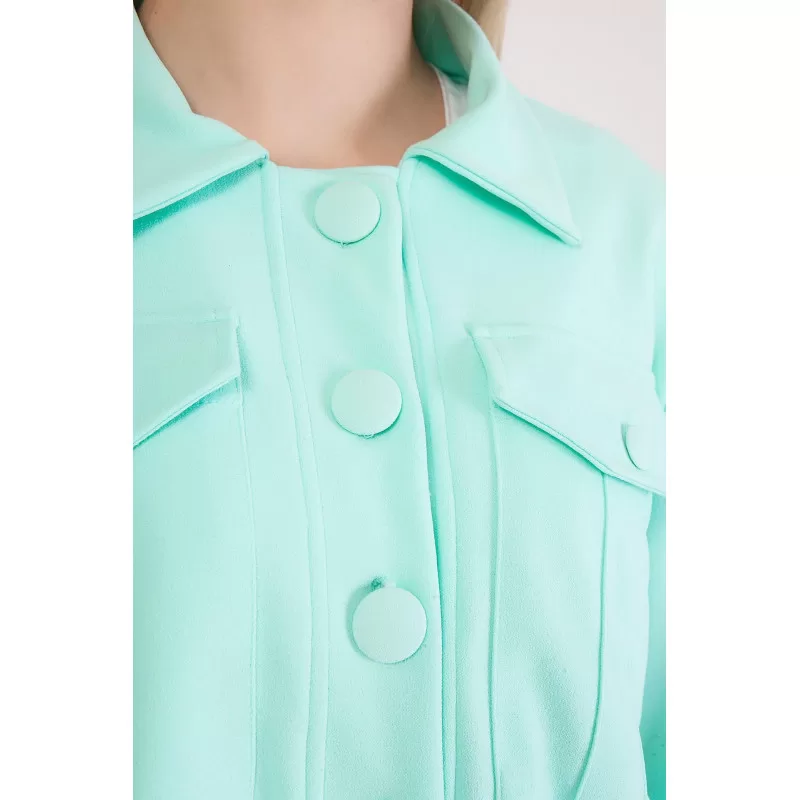 Set Jacket/Σορτς - Μπλε Ρουά Set Jacket/Σορτς - Μπλε Ρουά