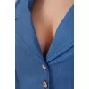 Φόρεμα Maxi Jean Αμάνικο - Μπλε Φόρεμα Maxi Jean Αμάνικο - Μπλε
