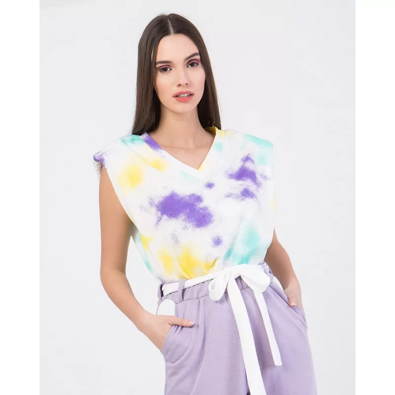 Μπλούζα Αμάνικη Batik - Βεραμάν Μπλούζα Αμάνικη Batik - Βεραμάν