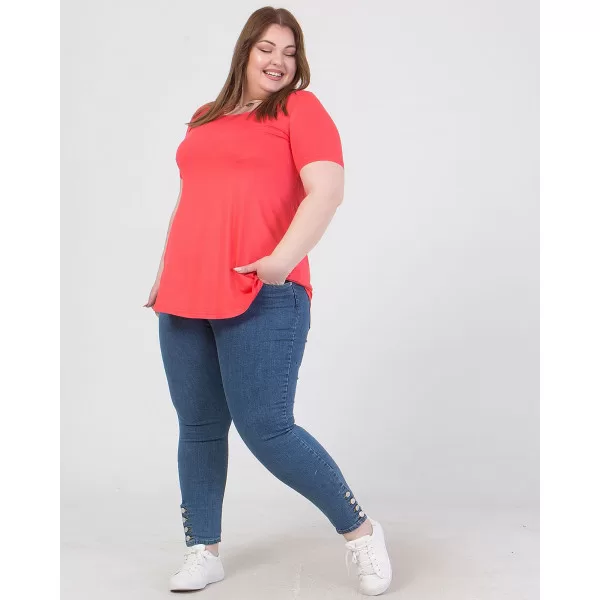 Plus Size Παντελόνι Jean Carrot Fit - Μπλε