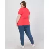 Plus Size Παντελόνι Jean Carrot Fit - Μπλε Plus Size Παντελόνι Jean Carrot Fit - Μπλε
