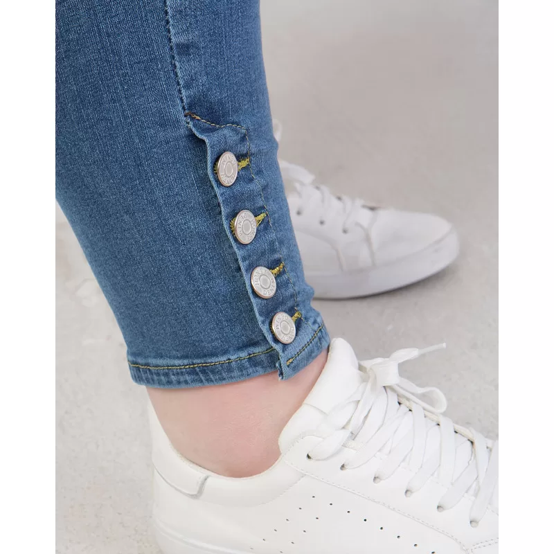 Plus Size Παντελόνι Jean Carrot Fit - Μπλε Plus Size Παντελόνι Jean Carrot Fit - Μπλε