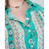 Plus Size Φόρεμα Floral - Βεραμάν Plus Size Φόρεμα Floral - Βεραμάν