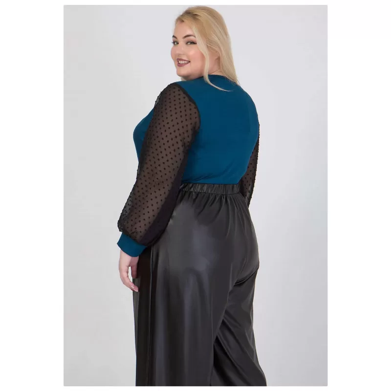 Plus Size Κρουαζέ Body - Μαύρο Plus Size Κρουαζέ Body - Μαύρο