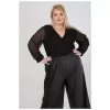 Plus Size Κρουαζέ Body - Μαύρο Plus Size Κρουαζέ Body - Μαύρο