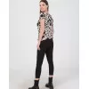 Μπλούζα Κοντομάνικη Cow Print - Μπεζ Μπλούζα Κοντομάνικη Cow Print - Μπεζ