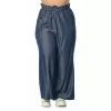 Plus Size Denim Jean Παντελόνα - Μπλε Plus Size Denim Jean Παντελόνα - Μπλε