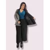 Plus Size Jacket Καστόρ Δίχρωμο - Μαύρο/Ταμπά Plus Size Jacket Καστόρ Δίχρωμο - Μαύρο/Ταμπά
