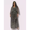 Plus Size Βραδινό Φόρεμα Μεταλιζέ - Μαύρο Plus Size Βραδινό Φόρεμα Μεταλιζέ - Μαύρο