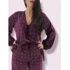 Plus Size Set Κρουαζέ με Λάμψη - Χρυσό Plus Size Set Κρουαζέ με Λάμψη - Χρυσό