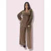 Plus Size Set Κρουαζέ με Λάμψη - Χρυσό Plus Size Set Κρουαζέ με Λάμψη - Χρυσό