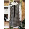 Φόρεμα Mini Pied De Coq - Ασπρόμαυρο Φόρεμα Mini Pied De Coq - Ασπρόμαυρο
