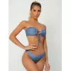 Μπικίνι Strapless Jean - Γαλάζιο Μπικίνι Strapless Jean - Γαλάζιο