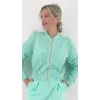 Jacket Bomber Ριγέ - Βεραμάν Jacket Bomber Ριγέ - Βεραμάν