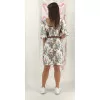 Set Top/Φούστα Σατέν Floral - Λευκό Set Top/Φούστα Σατέν Floral - Λευκό