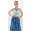 Crop Top Πλεκτό - Βεραμάν Crop Top Πλεκτό - Βεραμάν